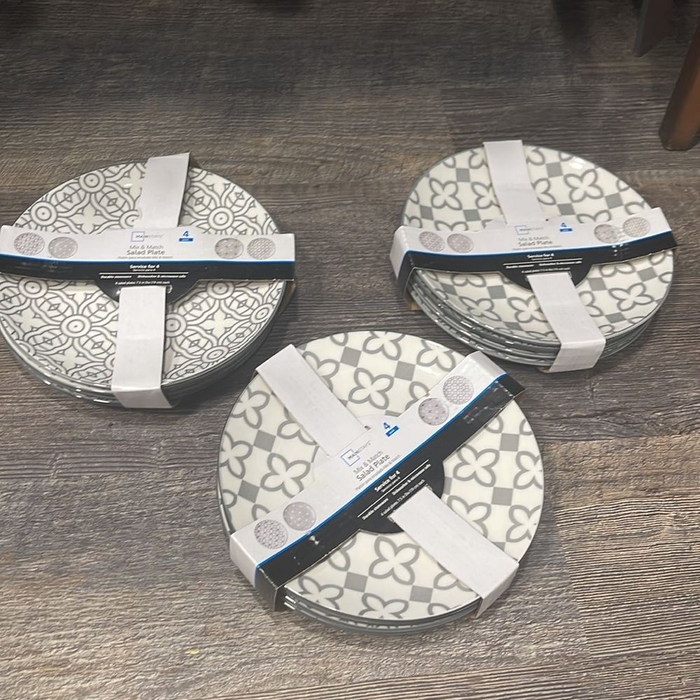12 pc salad plate